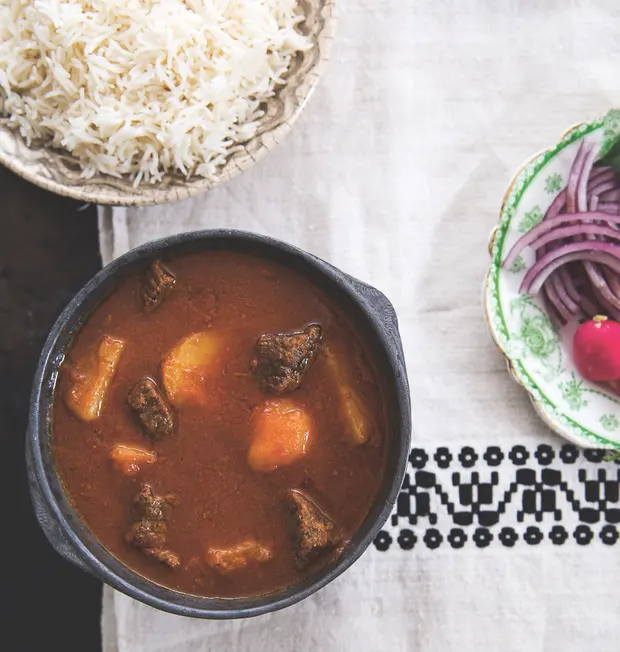 Aloo gosht